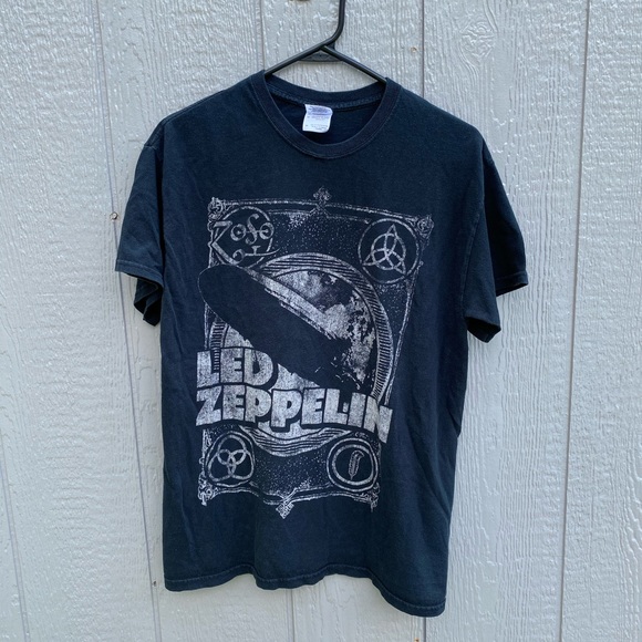 Other - Black Led Zeppelin Short Sleeve Shirt